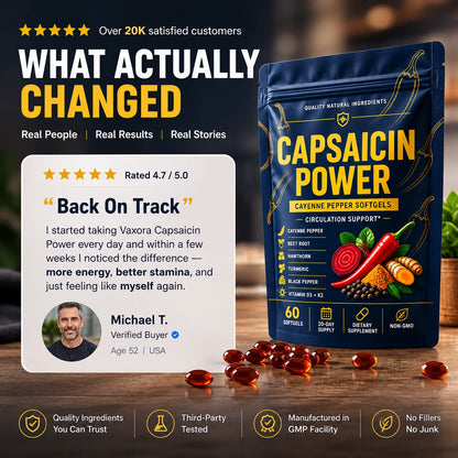 Vaxora Capsaicin Power – Urinary & Prostate Support